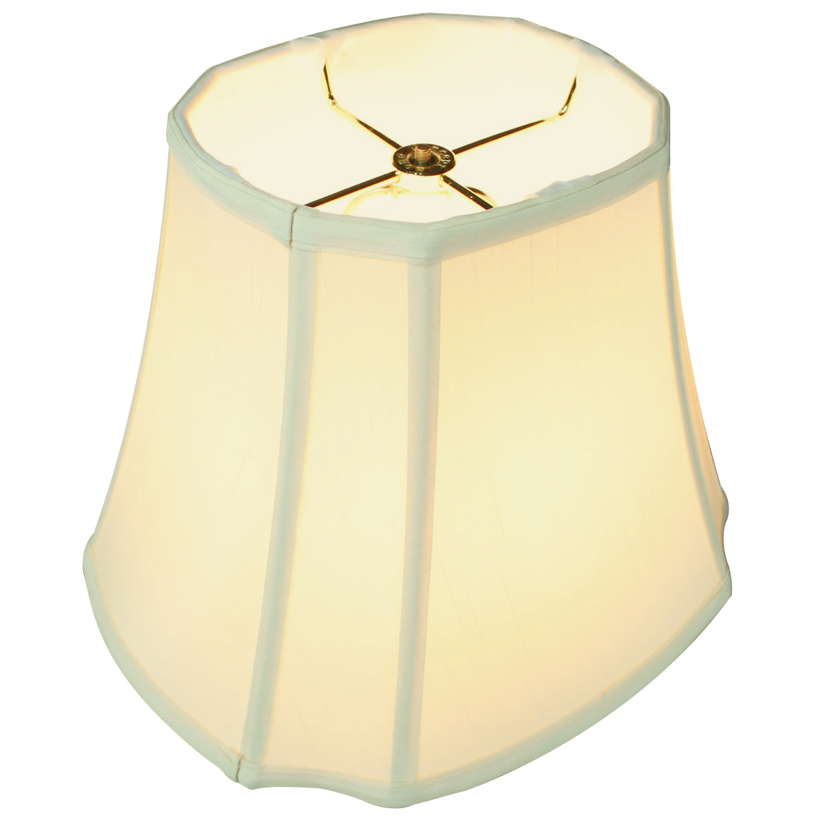 Home Concept 6x10x9 Slip Uno Fitter French Oval Egg Shell Lamp